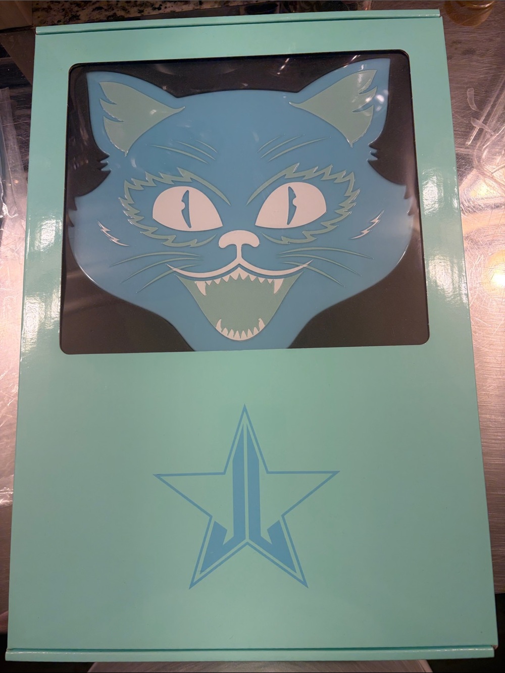 Jeffree Star Blue Cat hand mirror